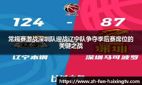 常规赛激战深圳队迎战辽宁队争夺季后赛席位的关键之战